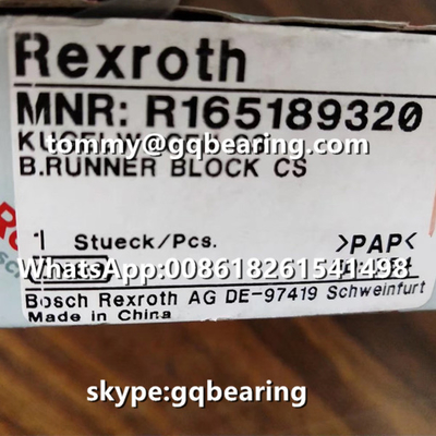Materielle Flansch-Stahlart Standardlängen-Standardhöhen-Läufer-Block Rexroth R165189320