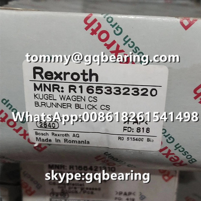 Breiten-Unterlängen-niedrige Stahlhöhen-linearer Block Rexroth R166421310 materielle schmale
