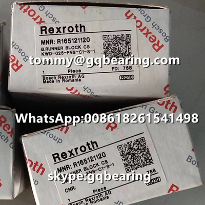 Materielle Flansch-Stahlart Standardlängen-Standardhöhen-Läufer-Block Rexroth R165122320
