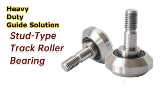 Stiftrollenlager (mit integrierter Bolzenwelle, abgedichtet) für Schwerlast-Führungen