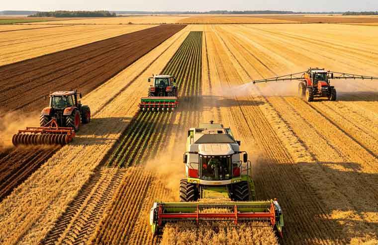 Neueste Unternehmensblogs über Kissen-Blocklager in landwirtschaftlichen Maschinen: Führung durch die gesamte Kette von der Ackerbearbeitung bis zur Ernte