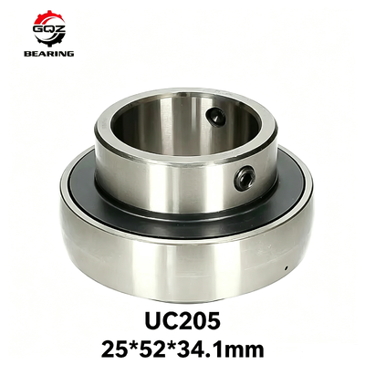 Besorgen UC205 Einsteckkugellager 25mm Bohrung selbstausrichtendes Pendelkugellager für Landmaschinen Förderanlagen Online-Herstellung