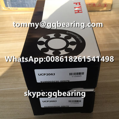 kaufen Japan Ursprung Gusseisenmaterial FYH UCP206J Zwei-Schrauben-Kissen-Block-Kugellager Online-Herstellung