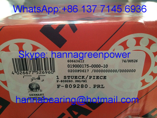 F-809280.PRL Kupferkäfig Kugellager 809280 für Zementmischerreduktor 100x165x52/65mm