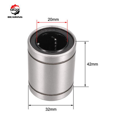 LM20UU Edelstahlmaterial Lineare Kugellager Gummi versiegelte Lineare Busche