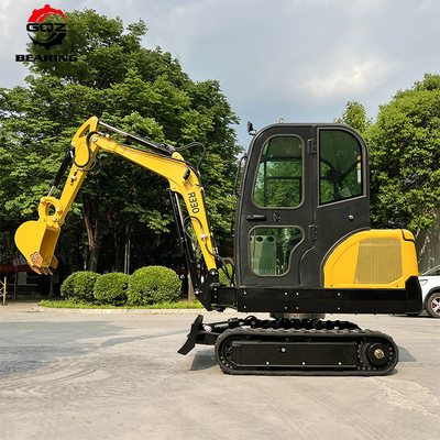 R330 Chinesische Minibagger Neue Farm Minibagger 2Ton Hydraulische kleine Crawlerbagger