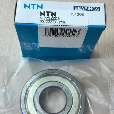 63/22ZZ / 63/22ZZC3 / 63/22DDU / 63-22 Einreihen-Tiefen-Rohr-Auto-Radlager 22*56*16 mm