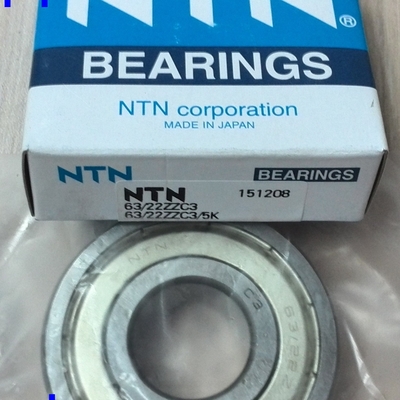 63/22ZZ / 63/22ZZC3 / 63/22DDU / 63-22 Einreihen-Tiefen-Rohr-Auto-Radlager 22*56*16 mm