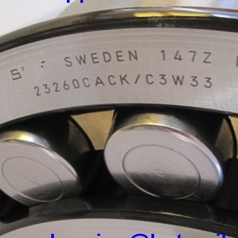 23260CACK/C3W33 Messingkäfig Kugelrollenlager 23260CC 300x540x192mm