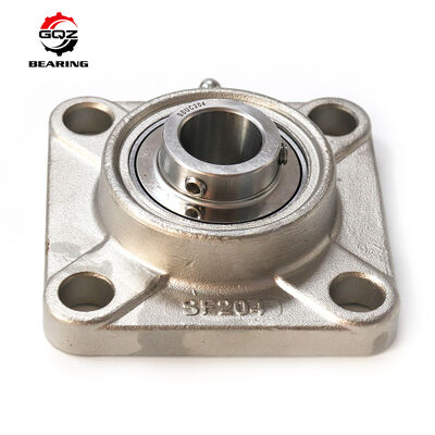 LKF212-2F 4-Bolt Flange Bearing With H2312 Sleeve, Double 2F Mud-Proof Seals