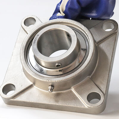 LEF211-2F 4-Bolt Flange Bearing, Eccentric Lock, Double 2F Mud-Proof Seals