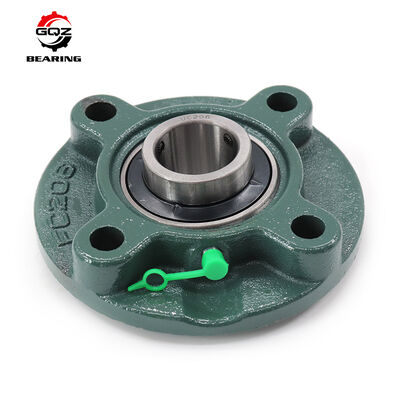 UYF211-2S 4-Bolt Flange Bearing, Eccentric Lock, Double 2S Dust Seals