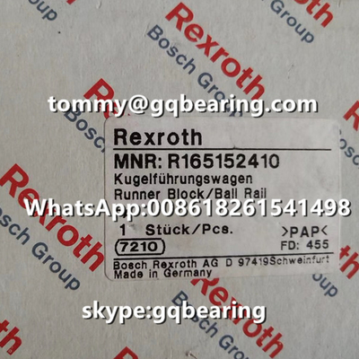 Materielle Flansch-Stahlart Standardlängen-Standardhöhen-Läufer-Block Rexroth R165132320